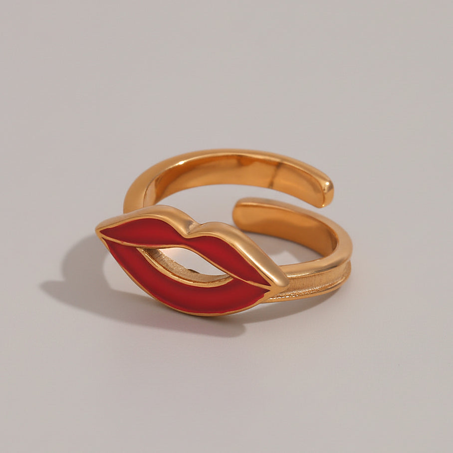 The Red Kiss Ring